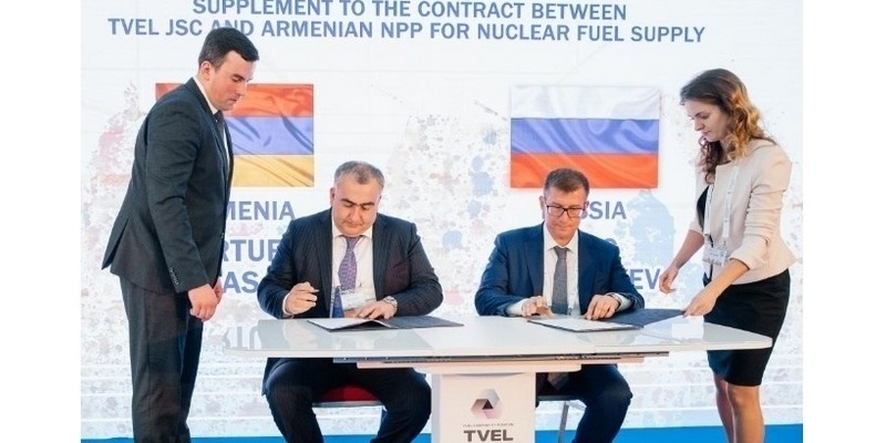 Топливная компания Росатома «ТВЭЛ» восполнит резерв ядерного топлива на Армянской АЭС