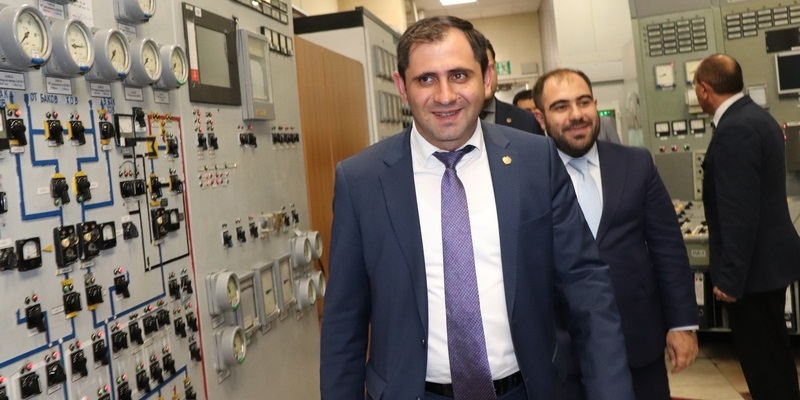 The Visit of the RA Minister of Territorial Administration and Infrastructures to the Armenian NPP