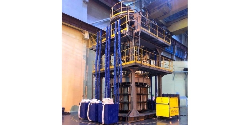 Установка для отжига готова к работе