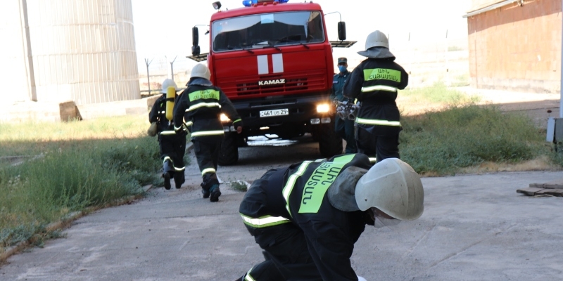 НА ААЭС ПРОВЕДЕНА ТРЕНИРОВКА ПО АВАРИЙНОМУ РЕАГИРОВАНИЮ