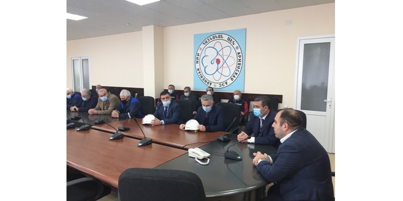 Визит Акоба Варданяна на Армянскую АЭС